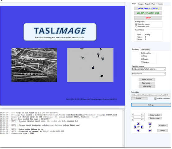 TASLimage軟件界面 TASLimage軟件界面